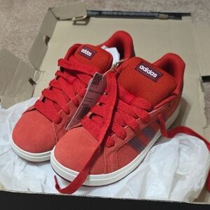 Adidas Kids Bright Red Sneakers